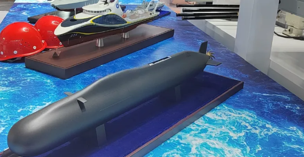 2024珠海航展 中國展出無人水下載具(UUV)